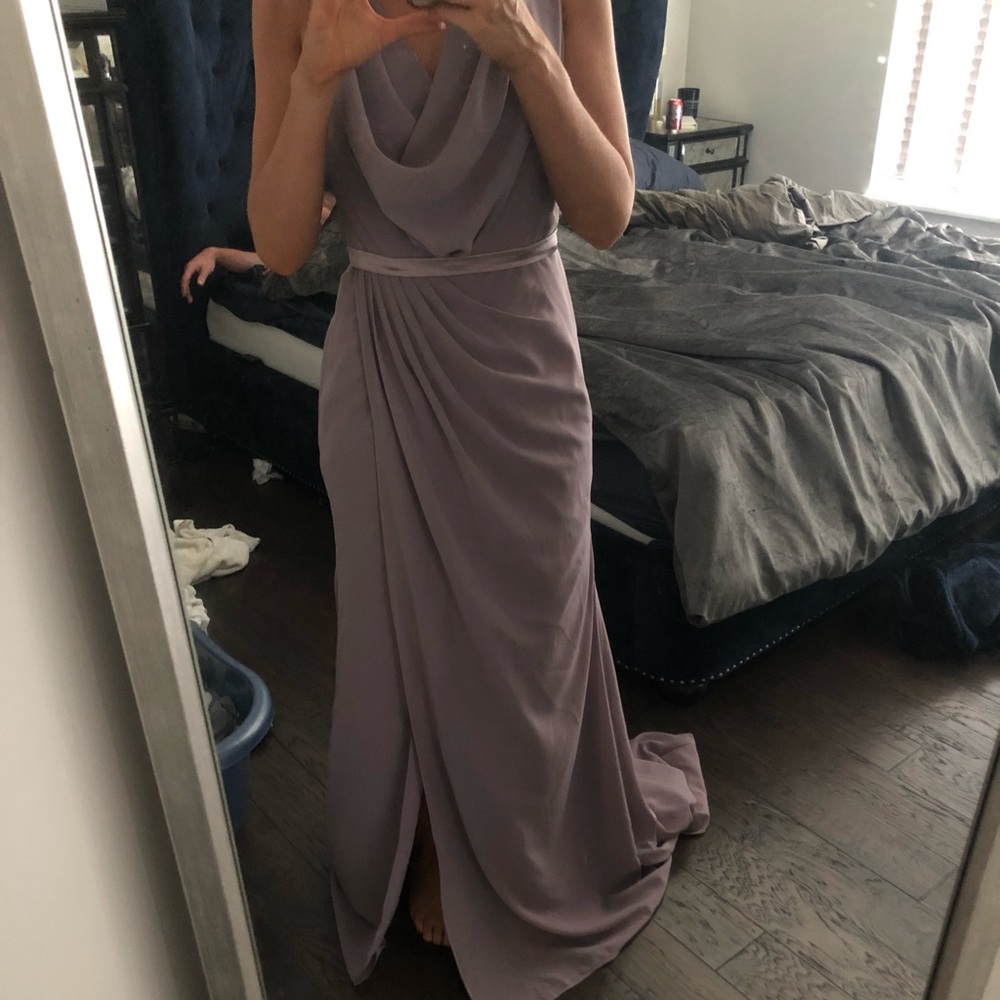 Bridesmaids dress in dusty rose